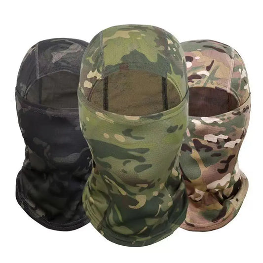 Warm Camouflage Hood/Balaclava