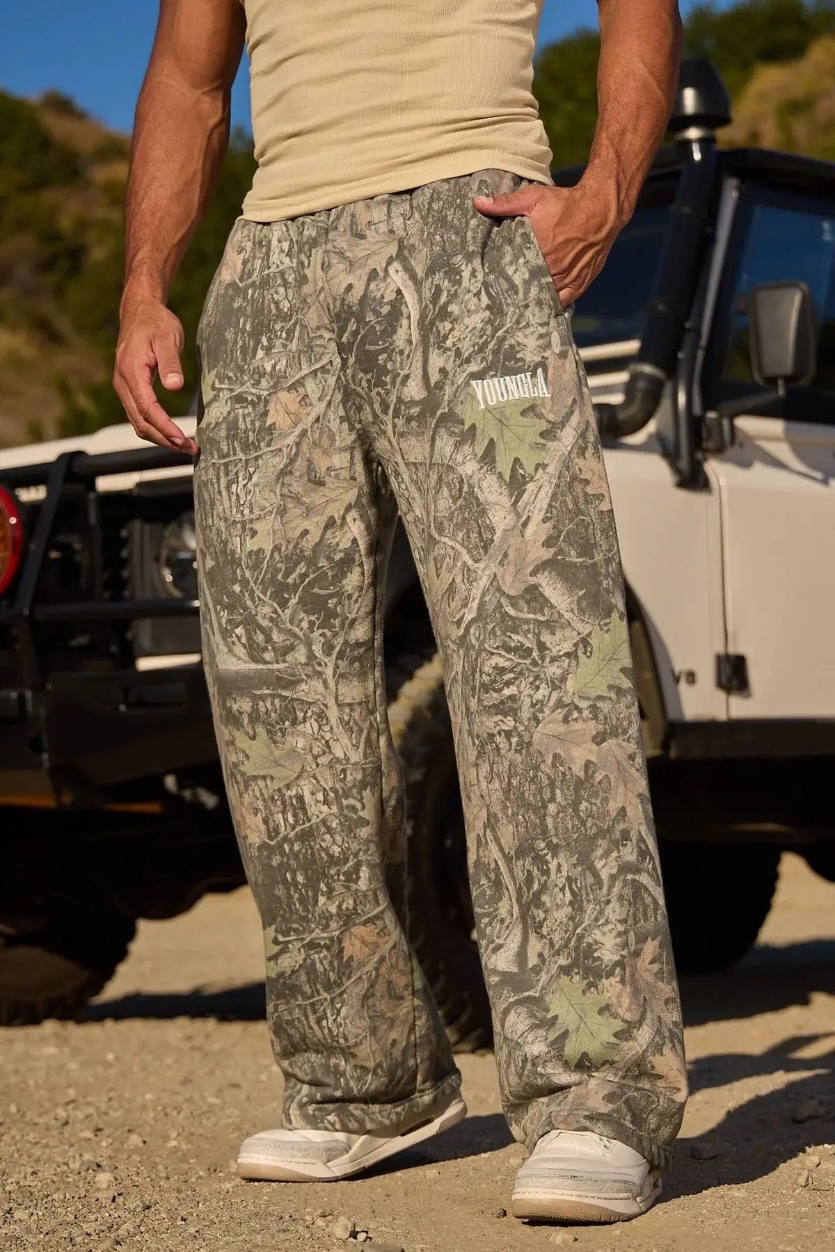 Branded Camo Sweatpants