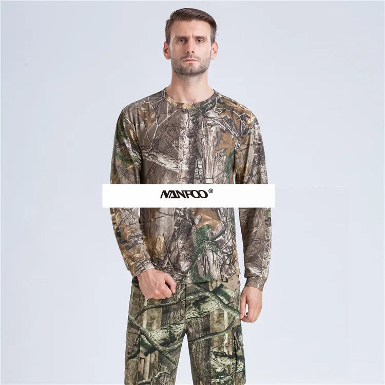 Breathable Camo Long Sleeve T-Shirt